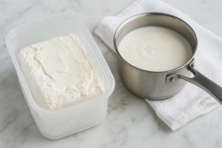 Comment décongeler crème fraîche