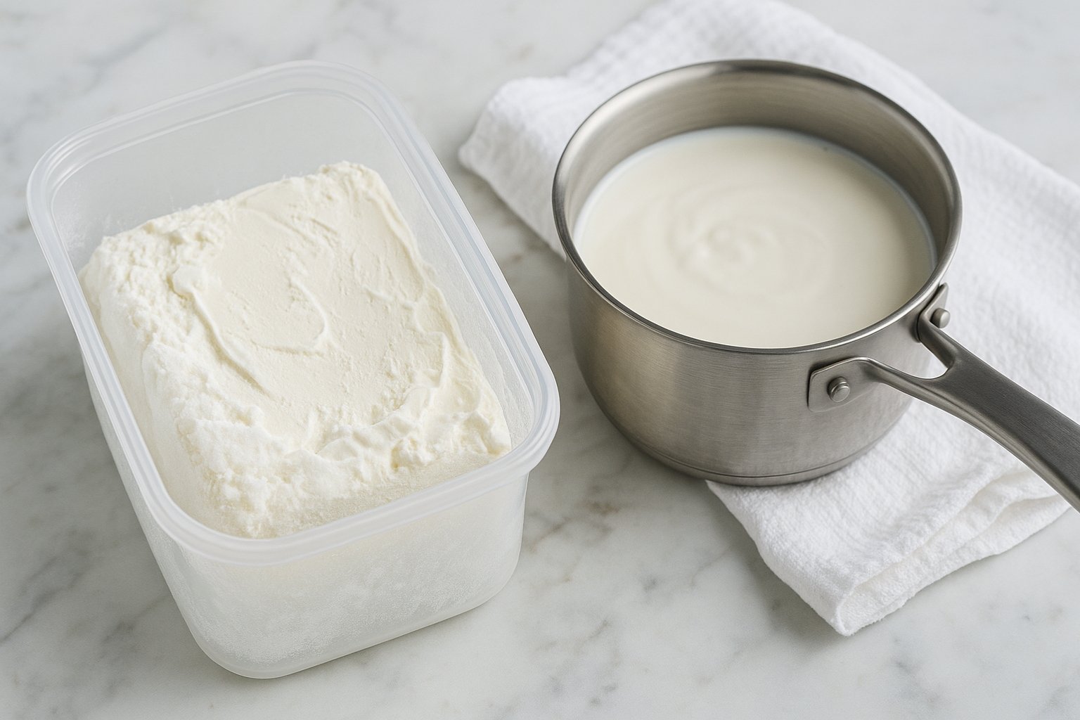 Comment décongeler crème fraîche