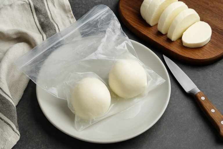 Comment décongeler de la mozzarella