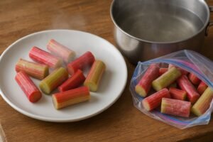 Comment décongeler de la rhubarbe