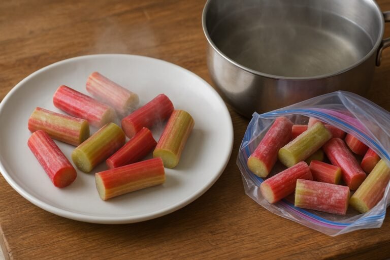 Comment décongeler de la rhubarbe