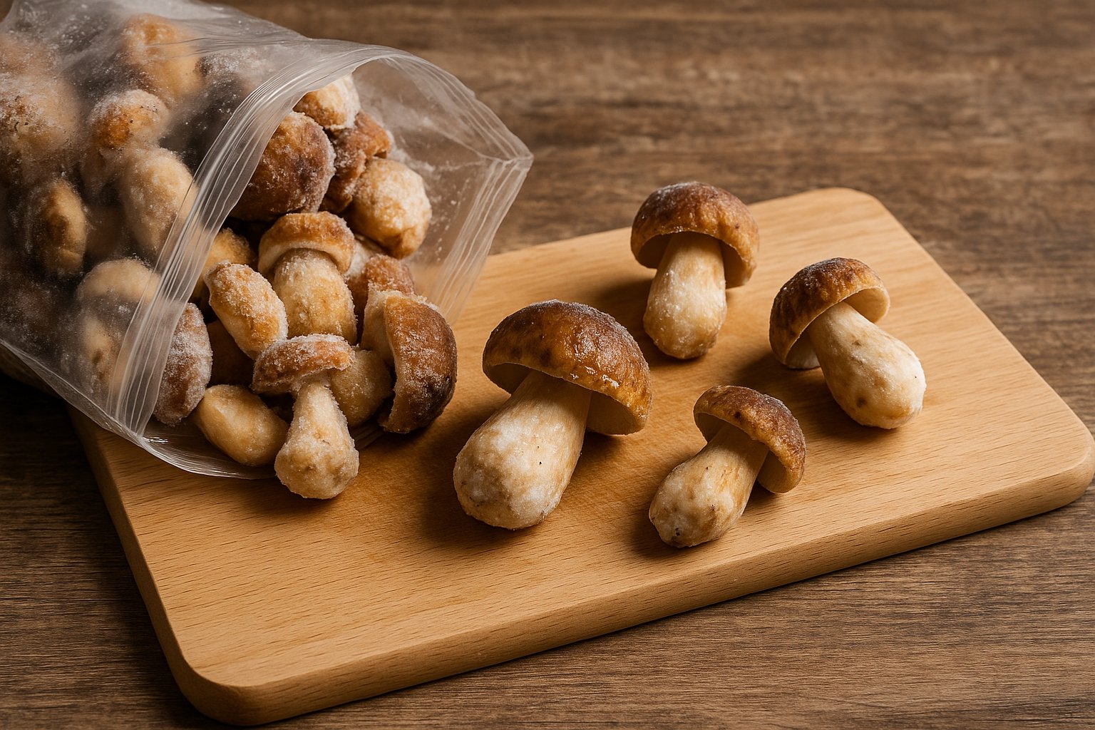 Comment décongeler des cèpes