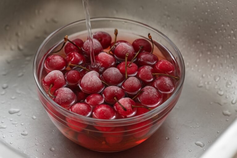 Comment décongeler des cerises
