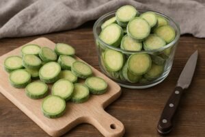 Comment décongeler des courgettes crues