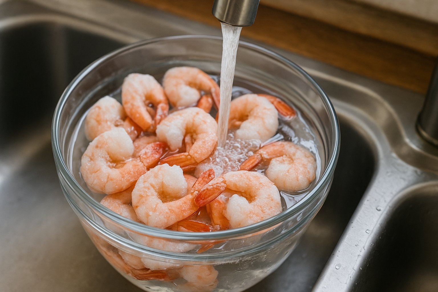 Comment décongeler des crevettes