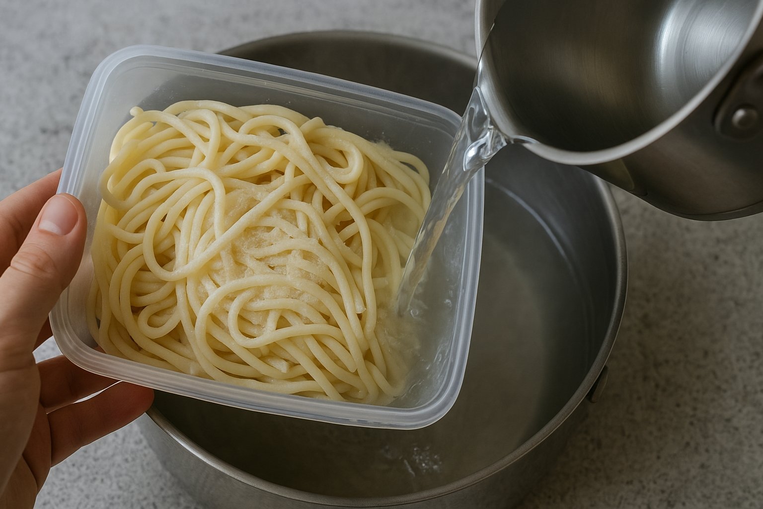 Comment décongeler des pâtes cuites