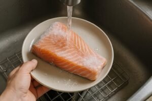 Comment décongeler du saumon