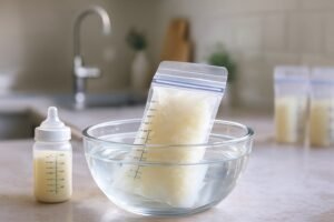 Comment décongeler le lait maternel