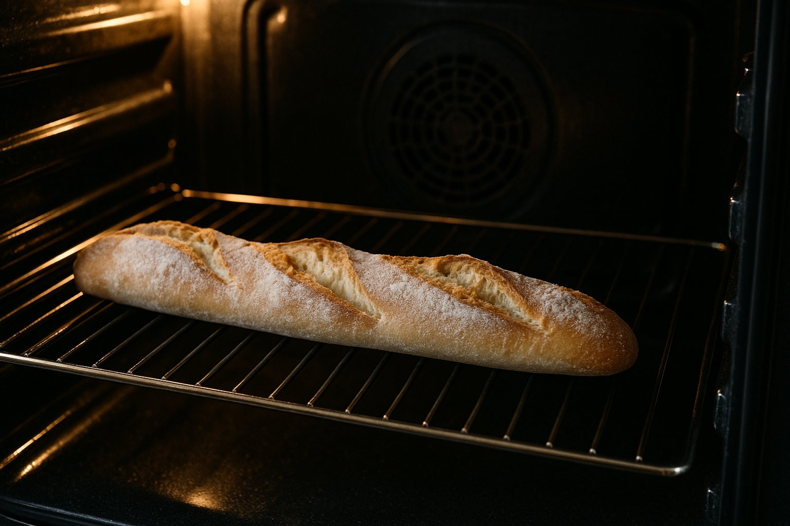 Comment décongeler une baguette au four