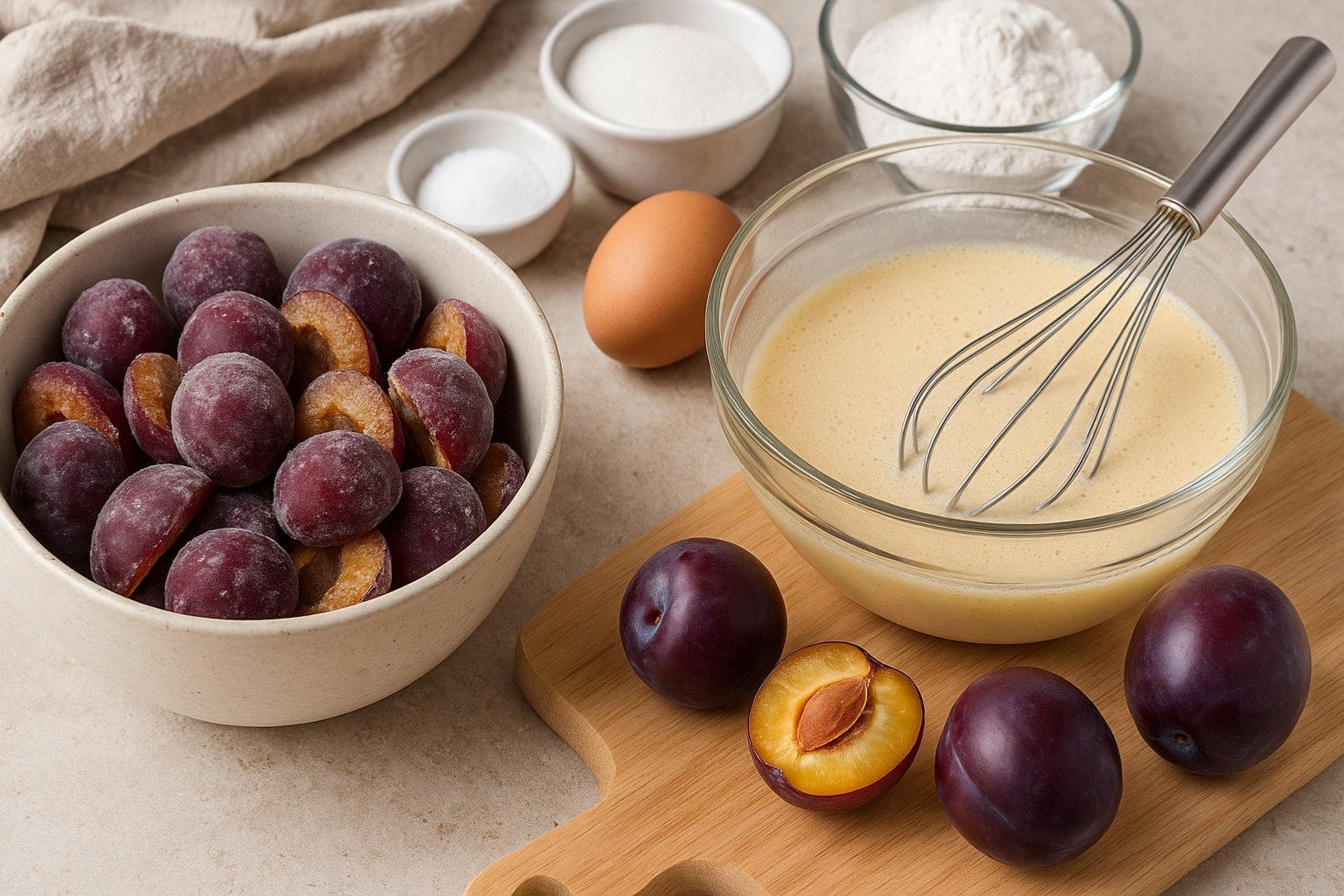 Faut il décongeler les prunes avant de faire un clafoutis