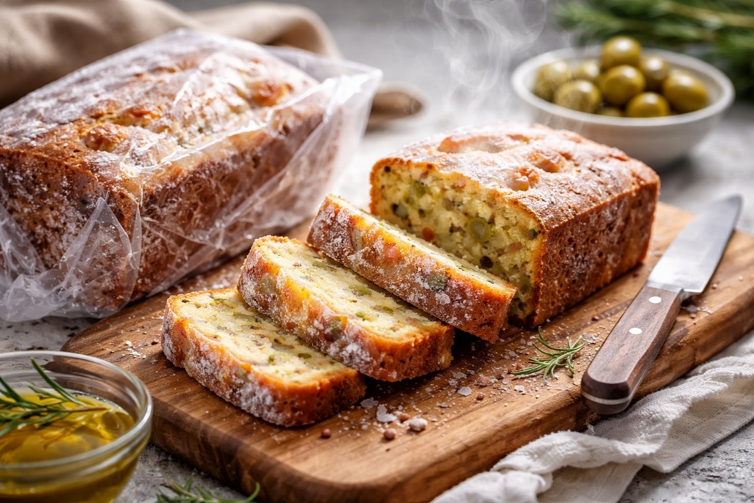 Comment décongeler un cake aux olives