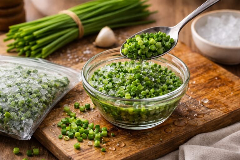 Comment décongeler de la ciboulette