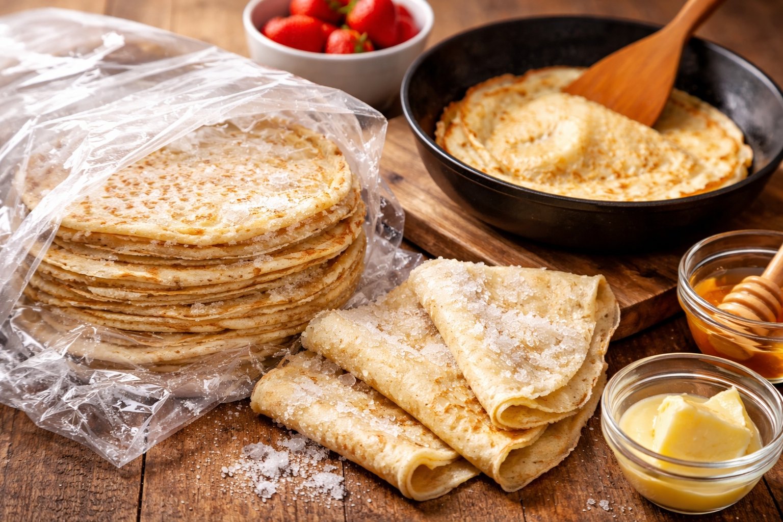 Comment décongeler des crêpes maison