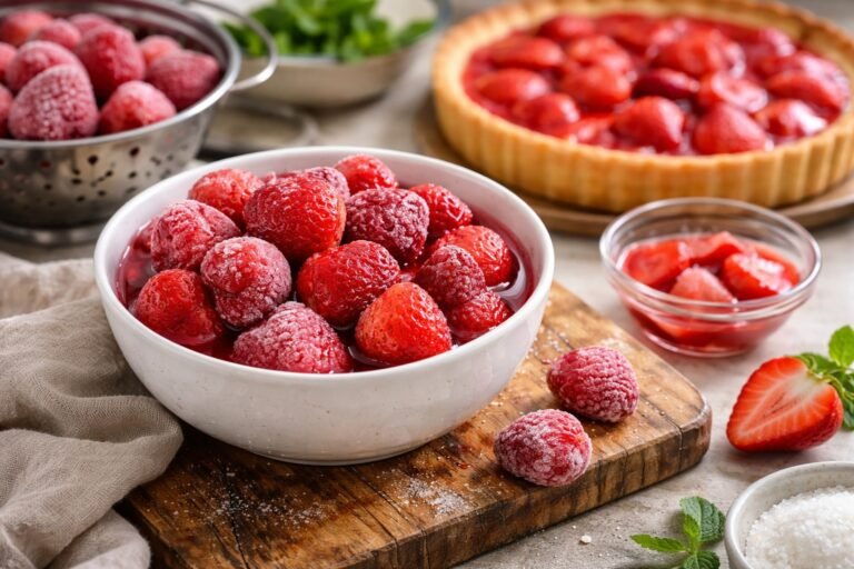 Comment décongeler des fraises