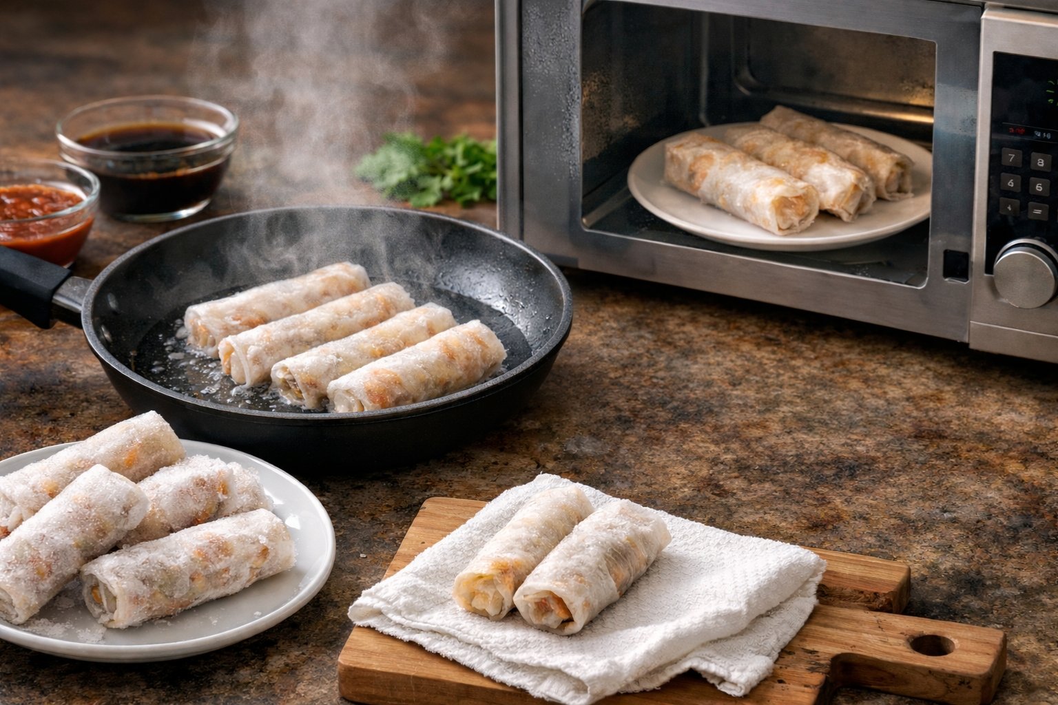 Comment décongeler des nems