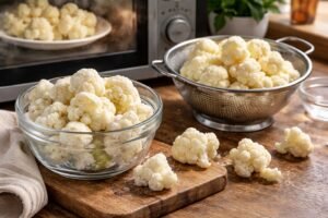 Comment décongeler du chou fleur