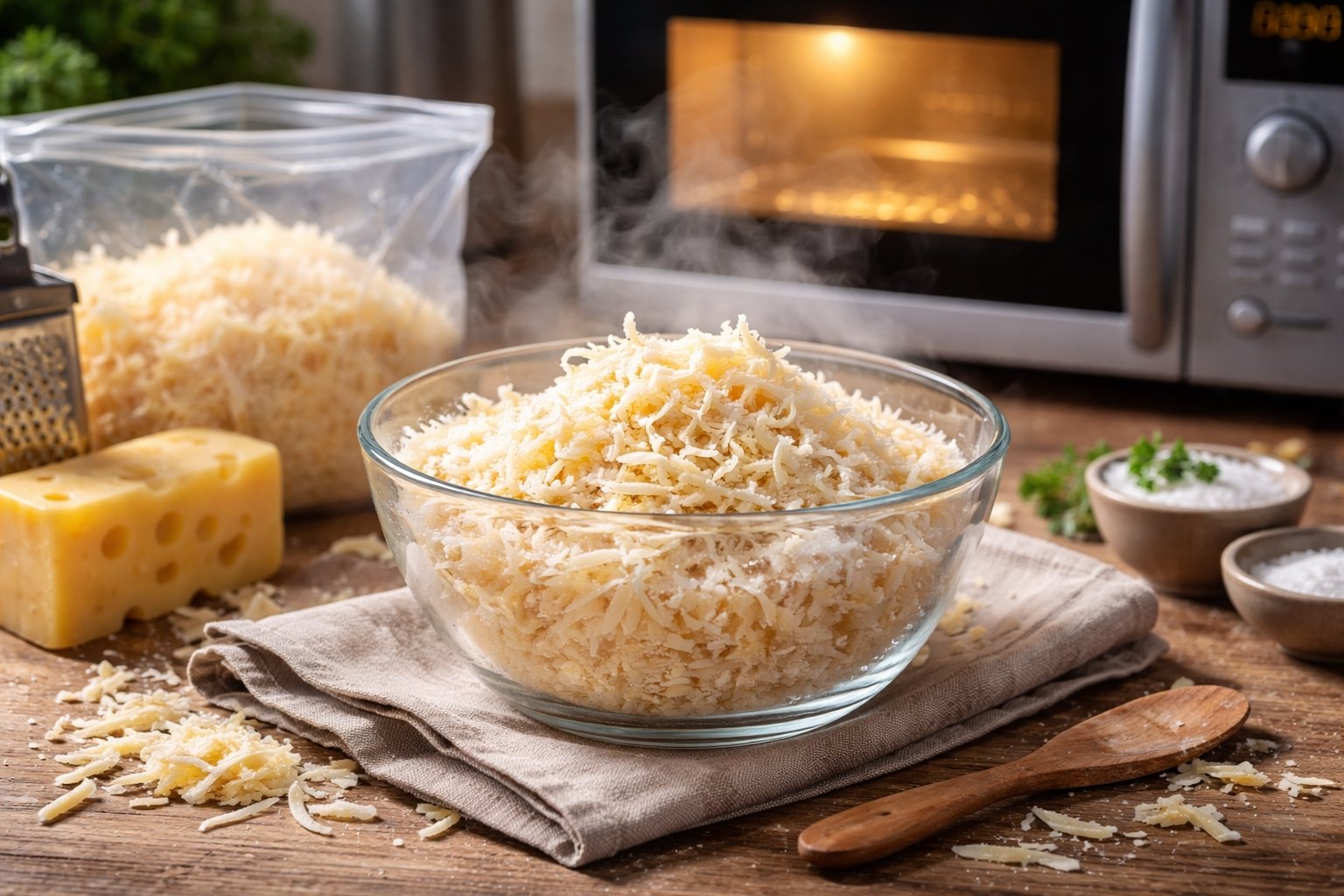 Comment décongeler du gruyère râpé rapidement