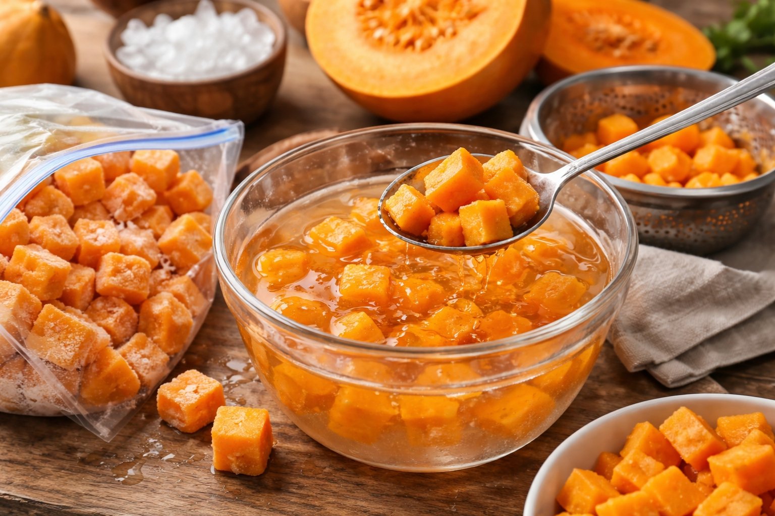 Comment décongeler du potiron