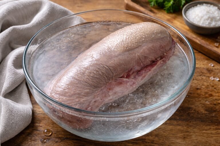 Comment décongeler une langue de bœuf