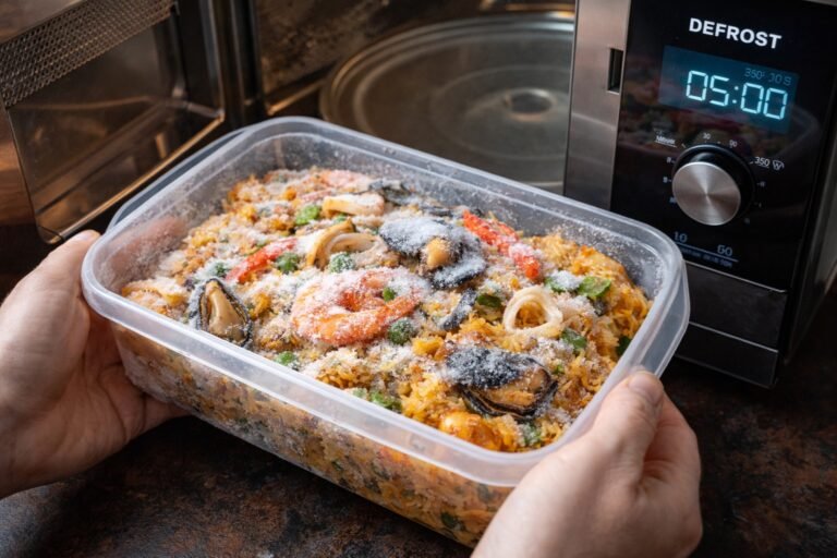 Comment décongeler une paella