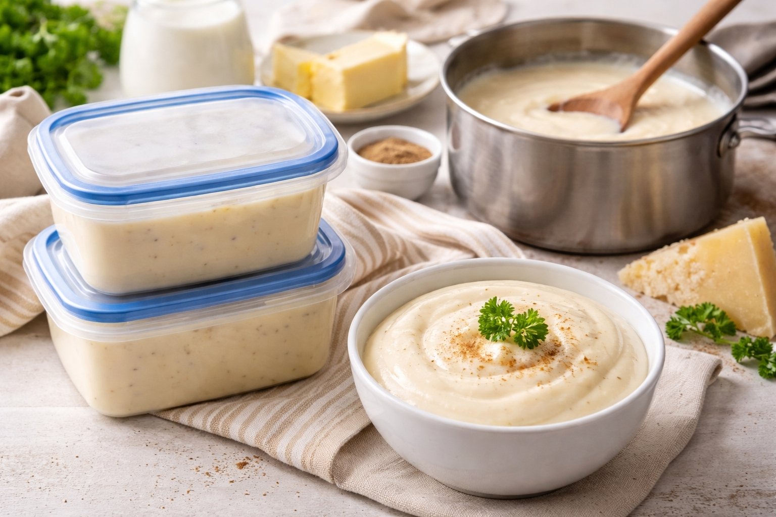 Peut on congeler de la béchamel faite maison