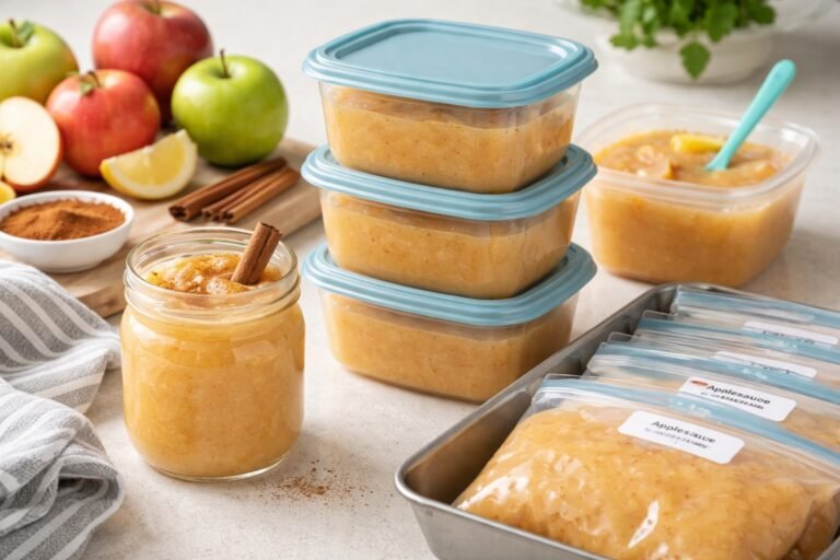 Peut-on congeler de la compote maison