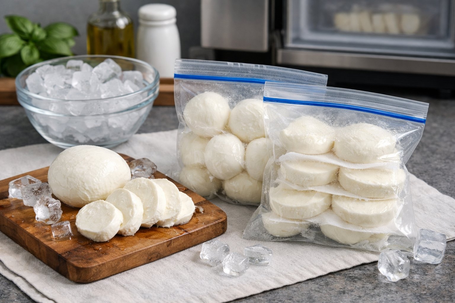 Peut-on congeler de la mozzarella