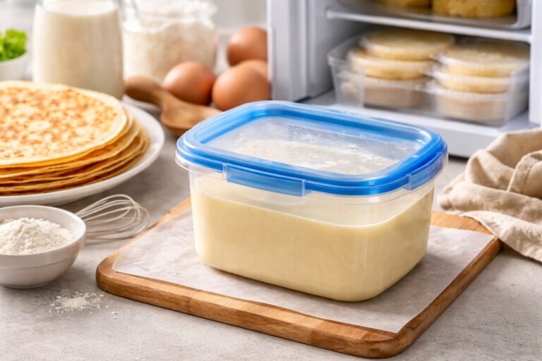 Peut-on congeler de la pâte à crêpe