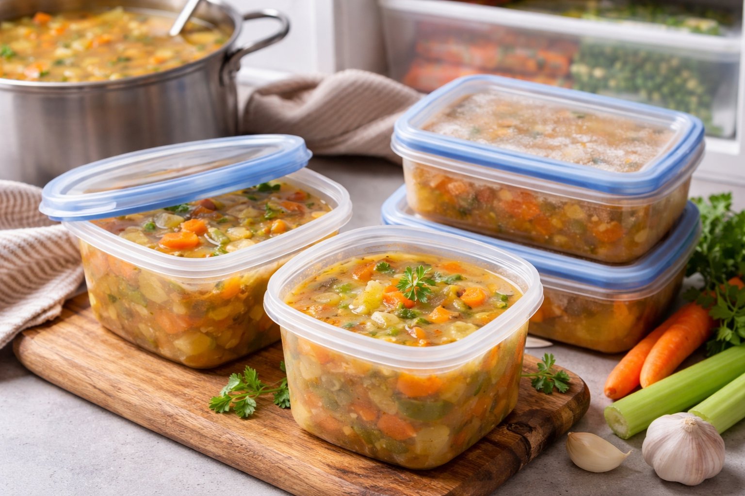 Peut on congeler de la soupe faite maison