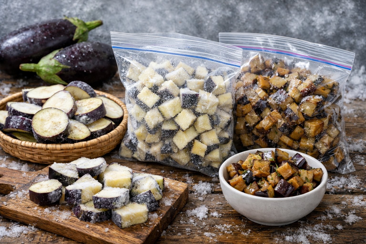 Peut on congeler des aubergines crues ou cuites