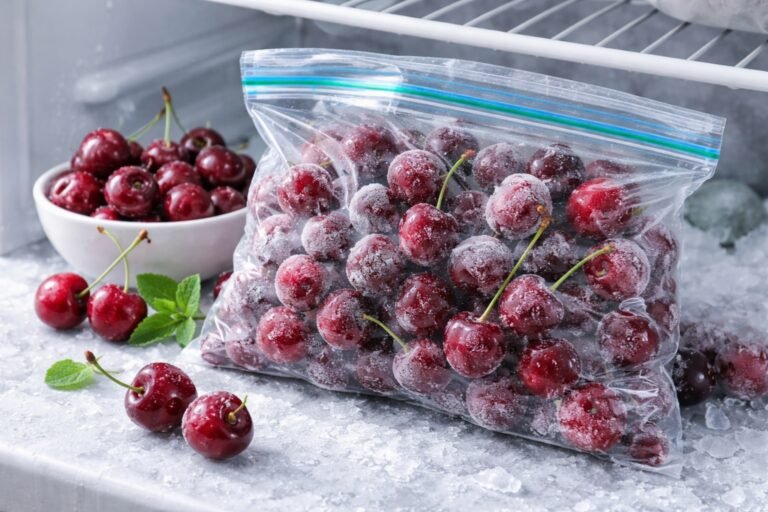 Peut-on congeler des cerises fraîches crues avec les noyaux