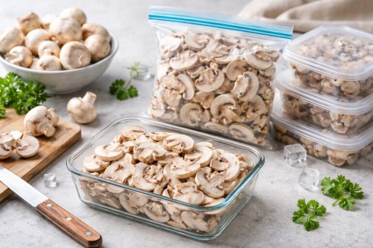 Peut on congeler des champignons frais