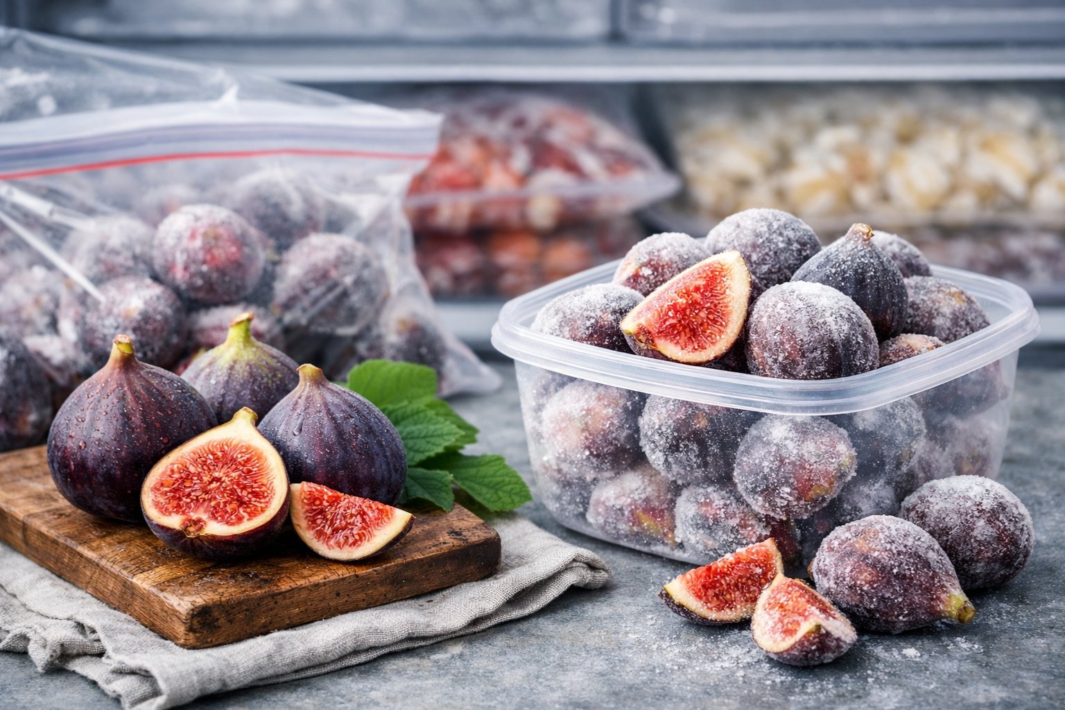 Peut on congeler des figues fraiches