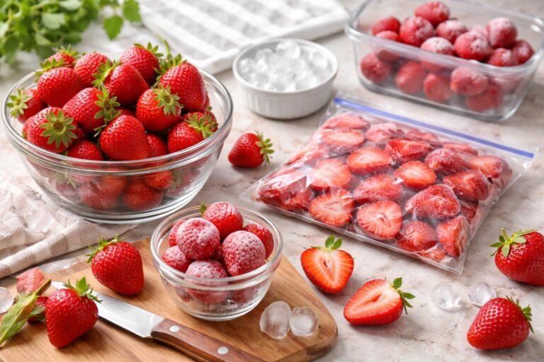 Peut-on congeler des fraises fraîches