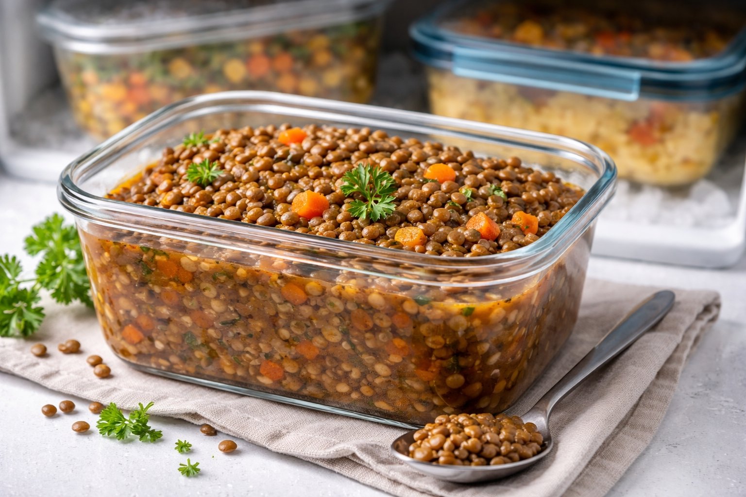 Peut on congeler des lentilles cuites cuisinées