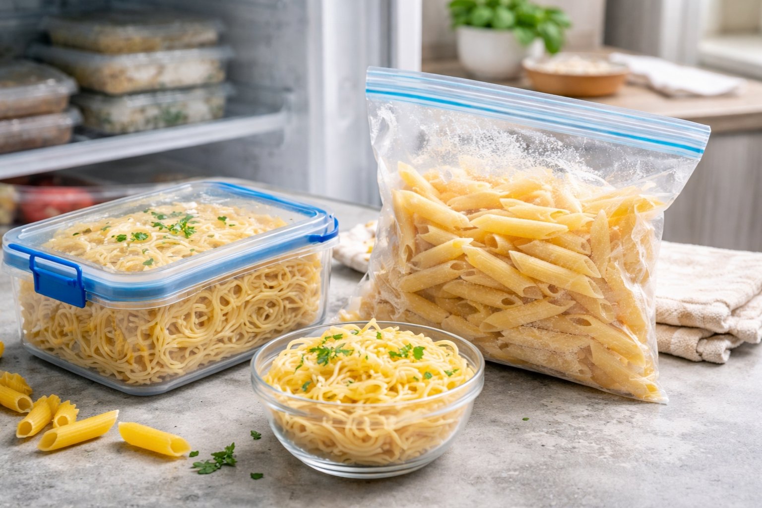 Peut on congeler des pâtes cuites