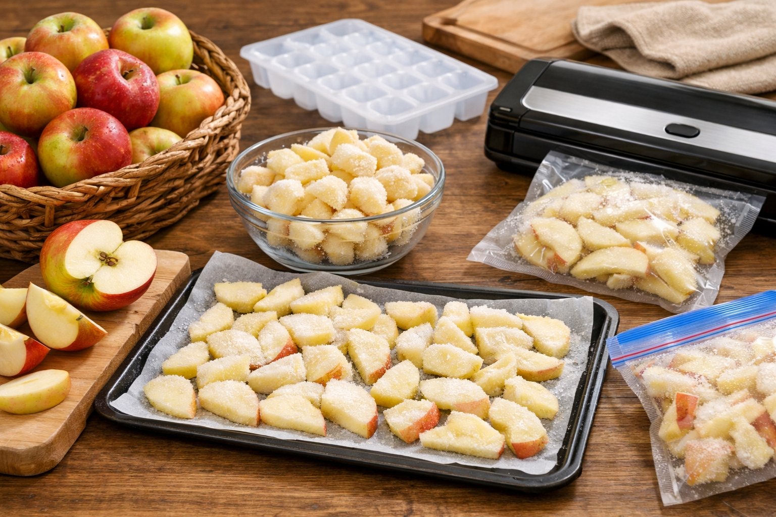 Peut on congeler des pommes