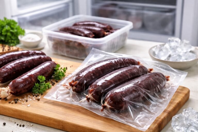 Peut on congeler du boudin noir