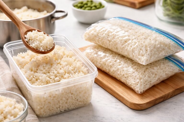 Peut-on congeler du riz cuit