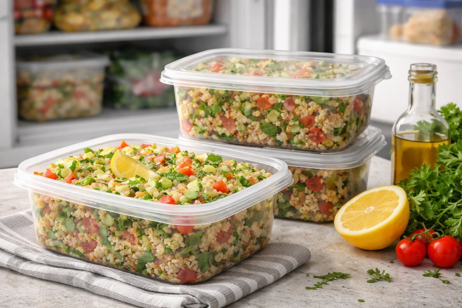 Peut on congeler du taboulé fait maison ou industriel