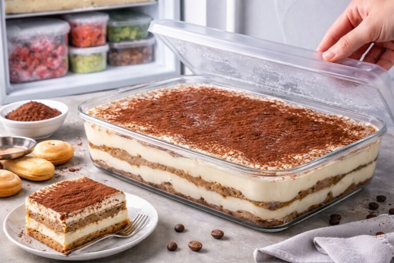 Peut-on congeler du tiramisu frais fait maison