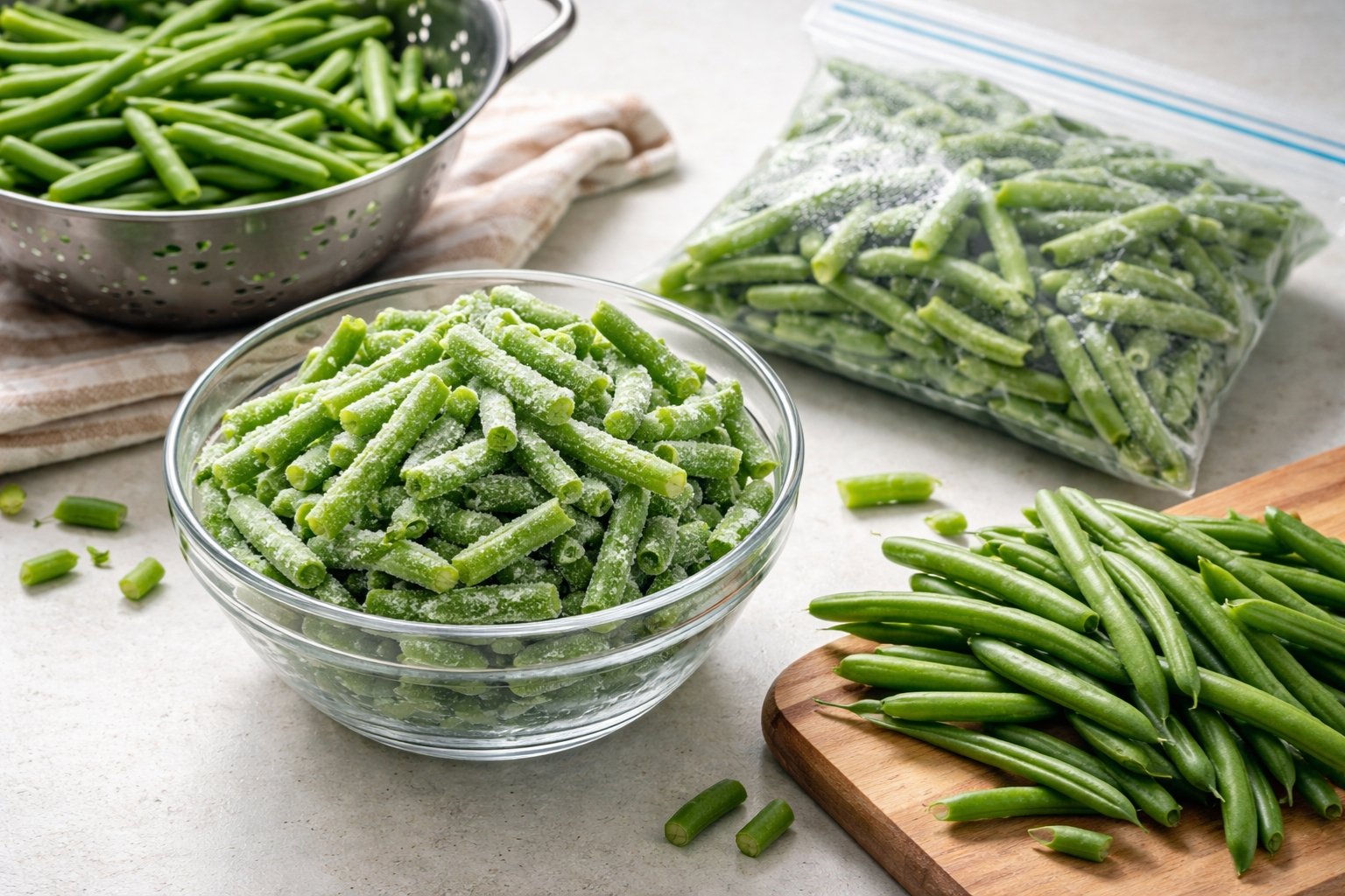 peut-on congeler des haricots verts crus ou blanchis