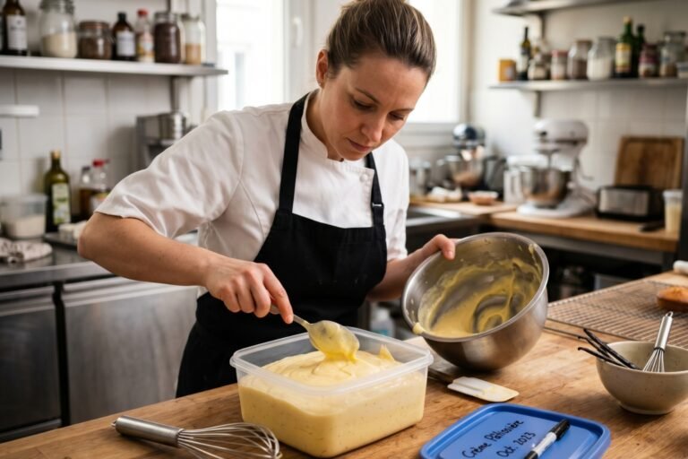 Peut on congeler de la crème pâtissière
