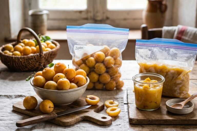 Peut-on congeler des mirabelles crues et cuites