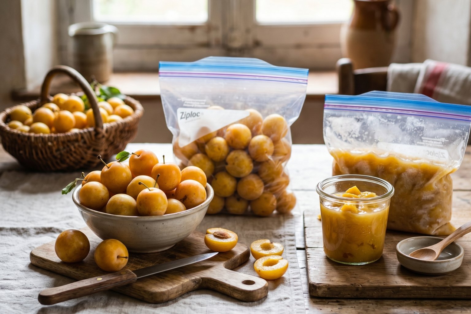 Peut-on congeler des mirabelles crues et cuites