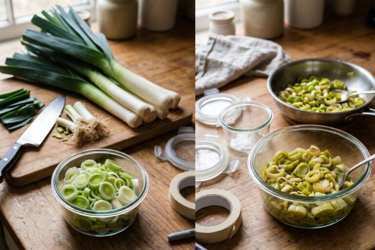 Peut-on congeler des poireaux crus et cuits