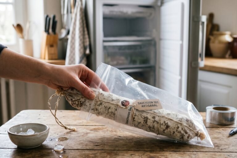Peut-on congeler du saucisson sec