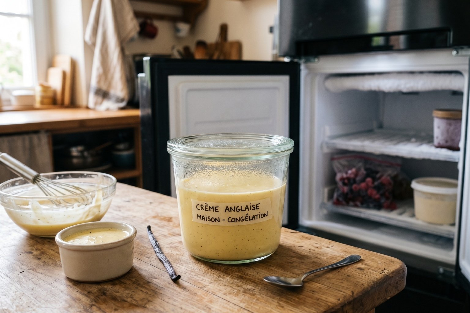 Peut-on congeler de la crème anglaise