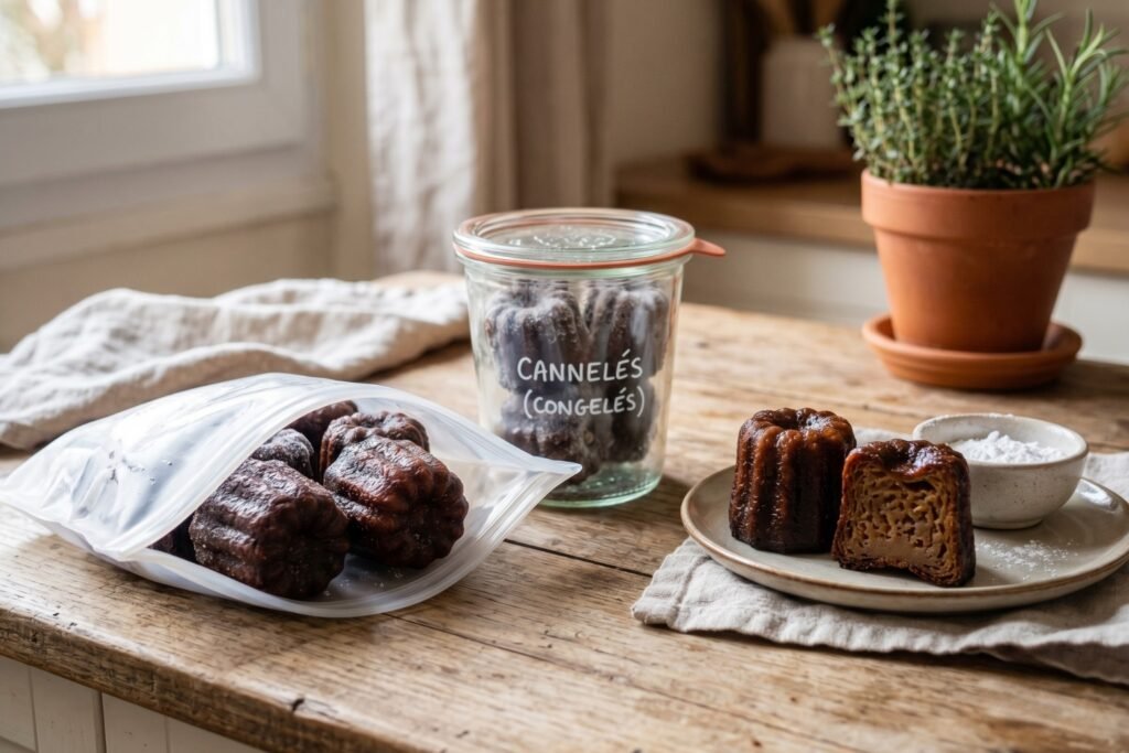 Peut-on congeler des cannelés