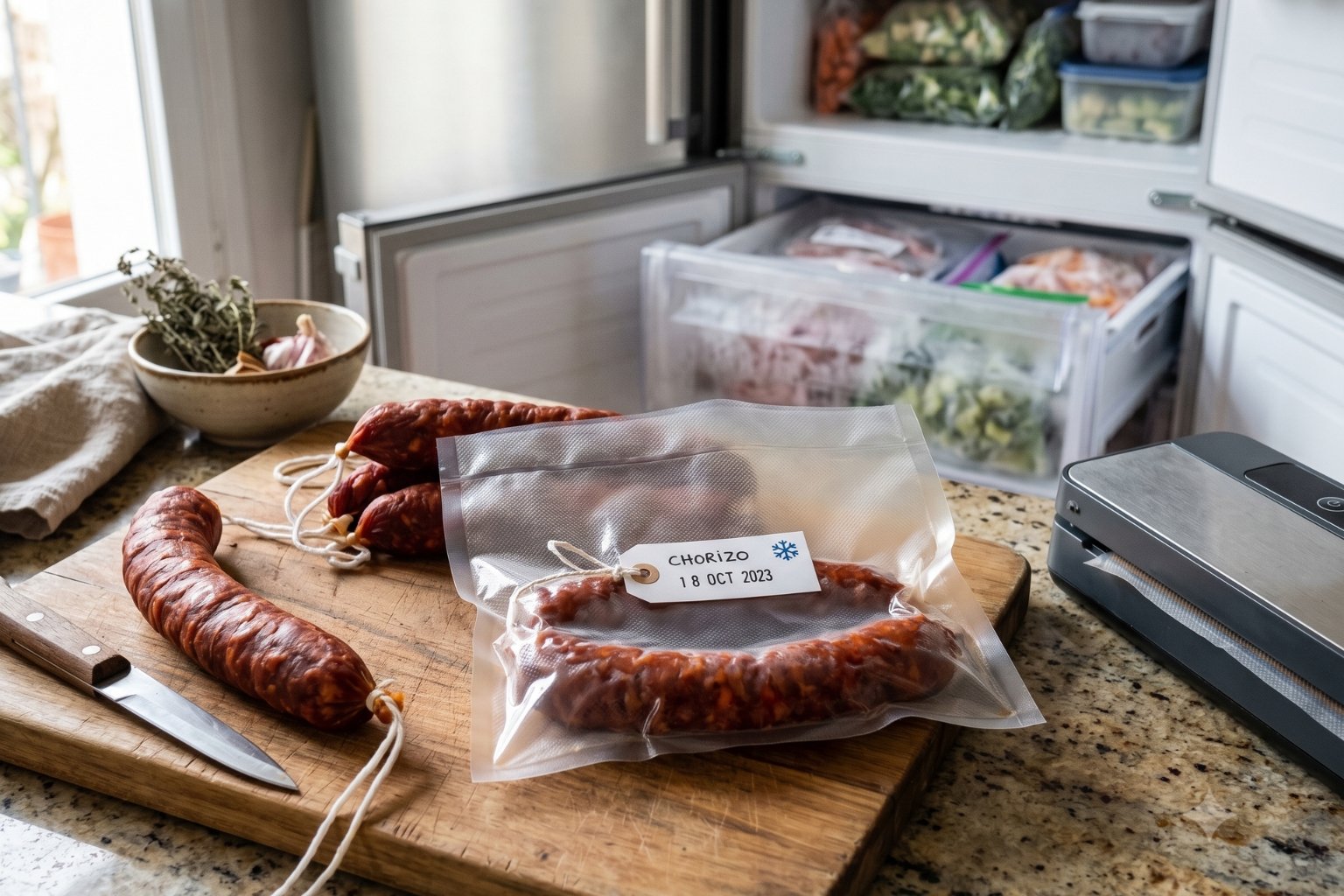 Peut-on congeler du chorizo